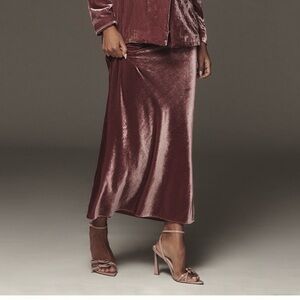 New Anthropologie Tilda Maxi , Velvet Edition, XSP